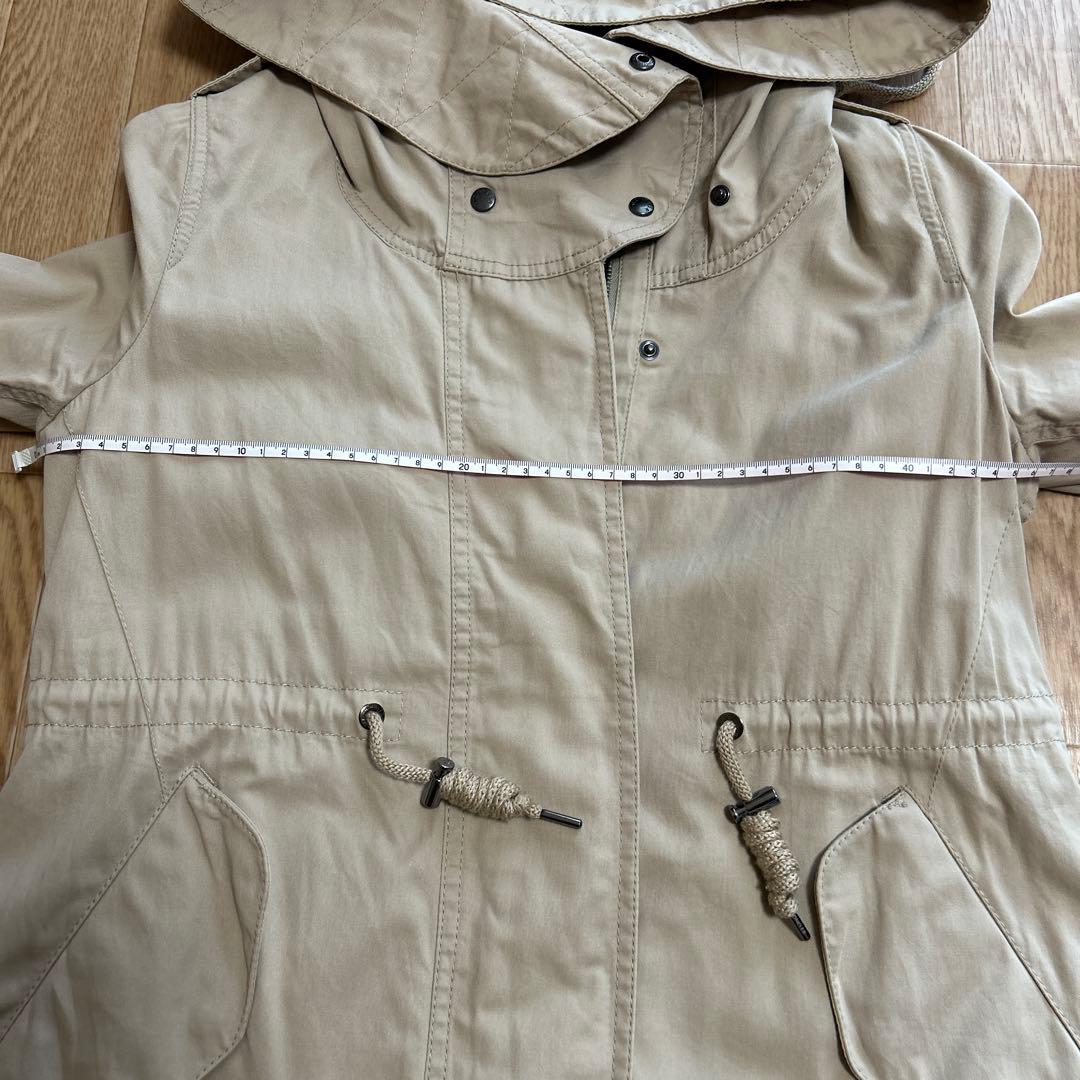 どり　モンクレール　モッズコート　ダウンインナー付きコート