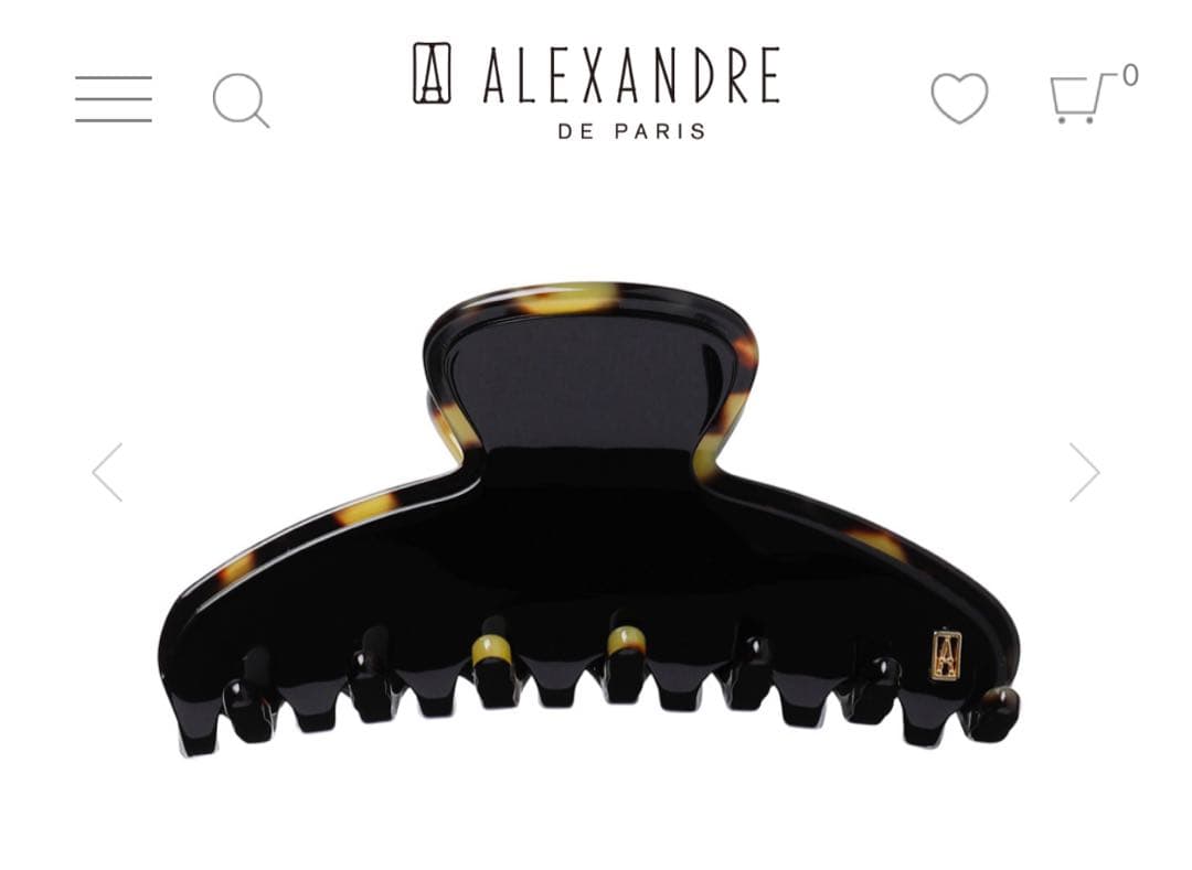 保証書付きALEXANDRE DE PARIS ヘアクリップ