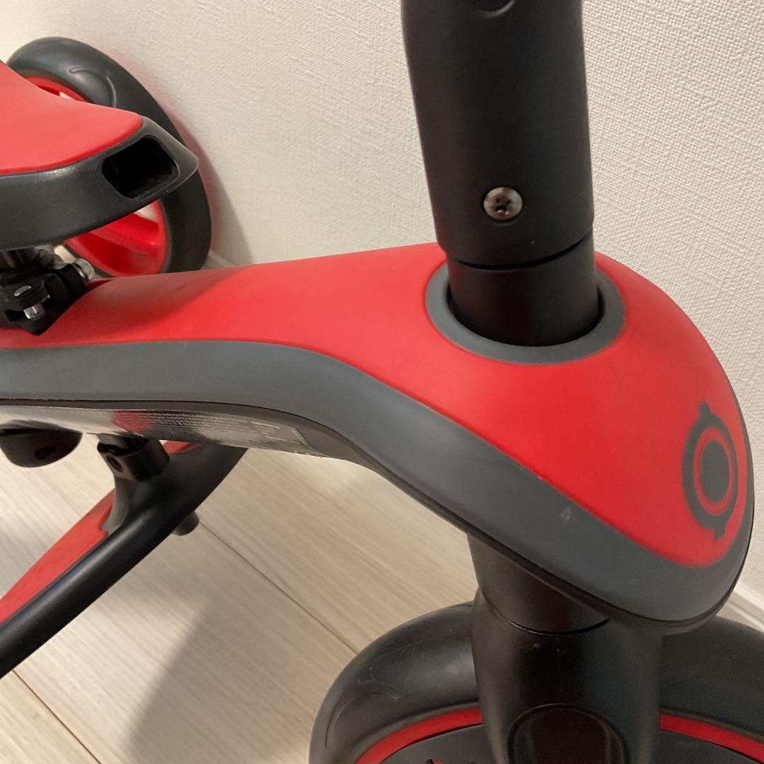 美品　GLOBBERグロッバー エクスプローラー トライク 3in1 レッド　赤