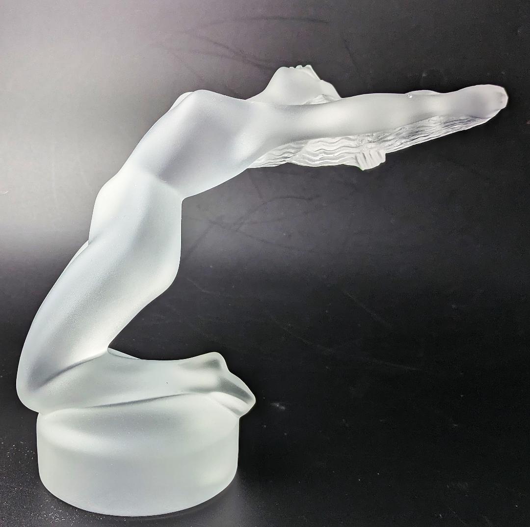 草*認様 ラリック カーマスコット 風の女神クリュシスカー美品 フランス アール