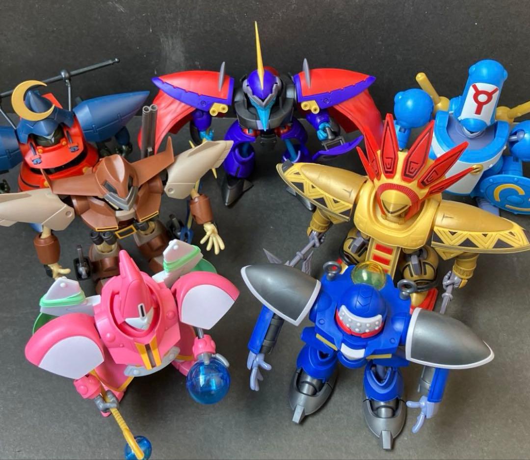 モデロイド　覇王大系リューナイ　プラモデル　完成品　7体セット