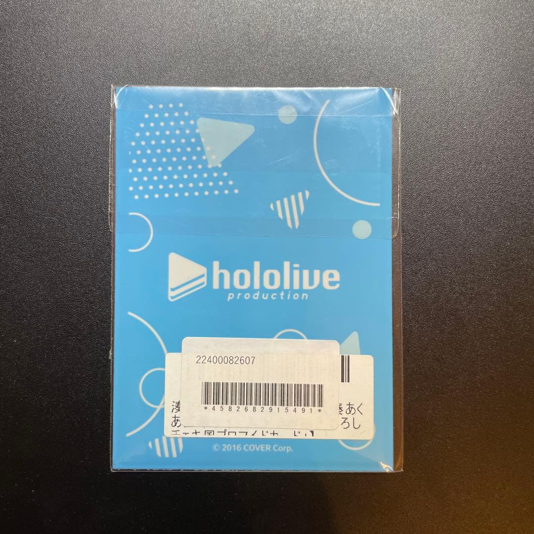 湊あくあ 誕生日記念2022 直筆サイン入りチェキ風ブロマイドカード 数量限定