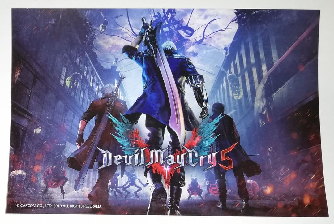 デビルメイクライ 等身 その1 ポストカード 特典 カプコンカフェ 1弾