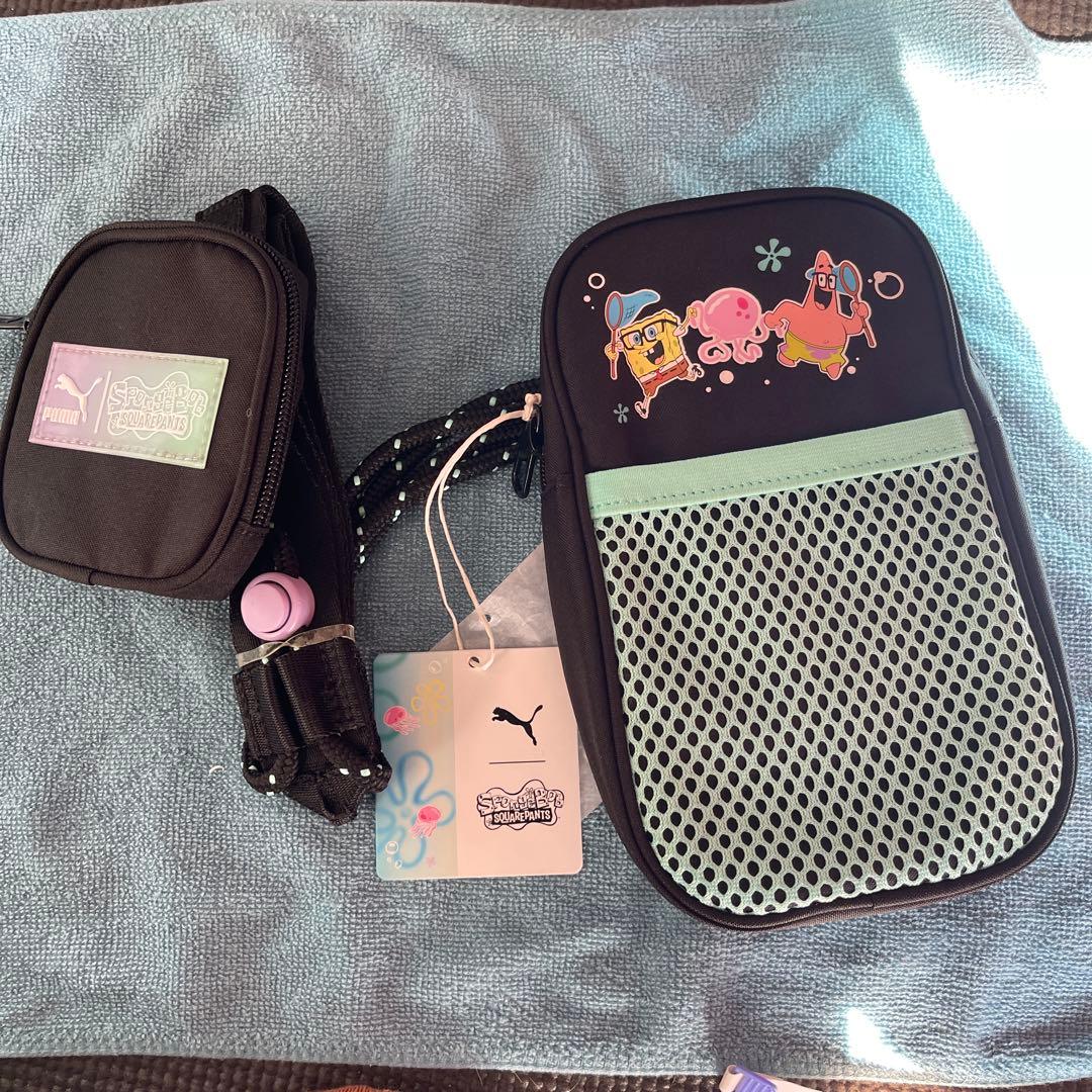 新品タグ付き　PUMA ✖︎スポンジ・ボブ ユーティリティポーチ