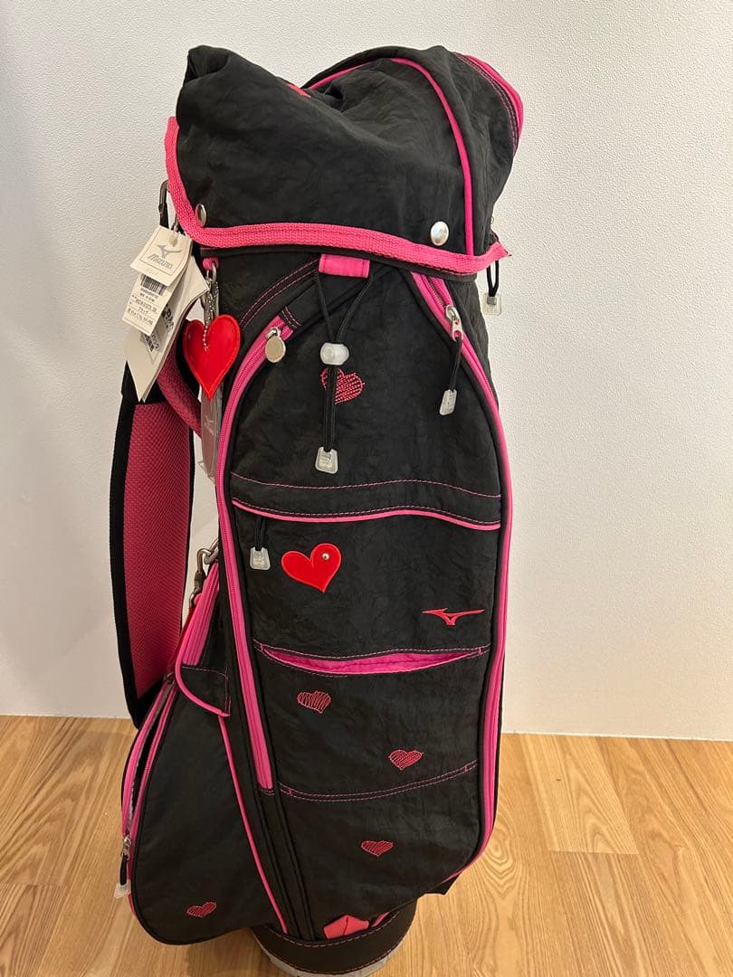ミズノ　ハート柄 ゴルフバッグ・キャディバッグ