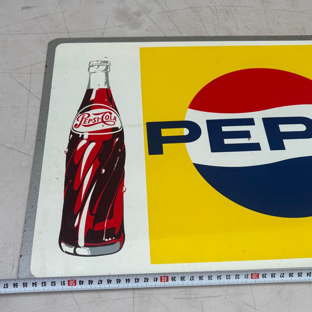 希少■昭和レトロ■状態良品■昔のペプシの看板■