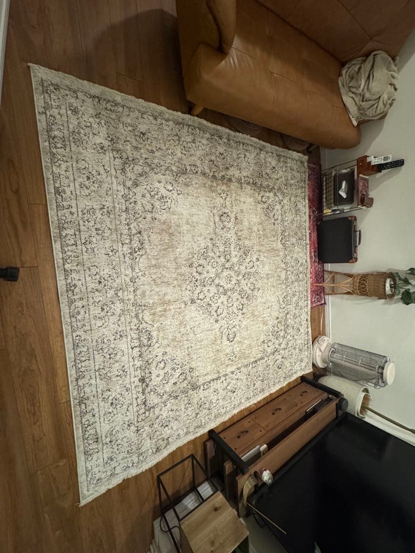 ヴィンテージ風　ラグ　絨毯　カーペット エジプト産