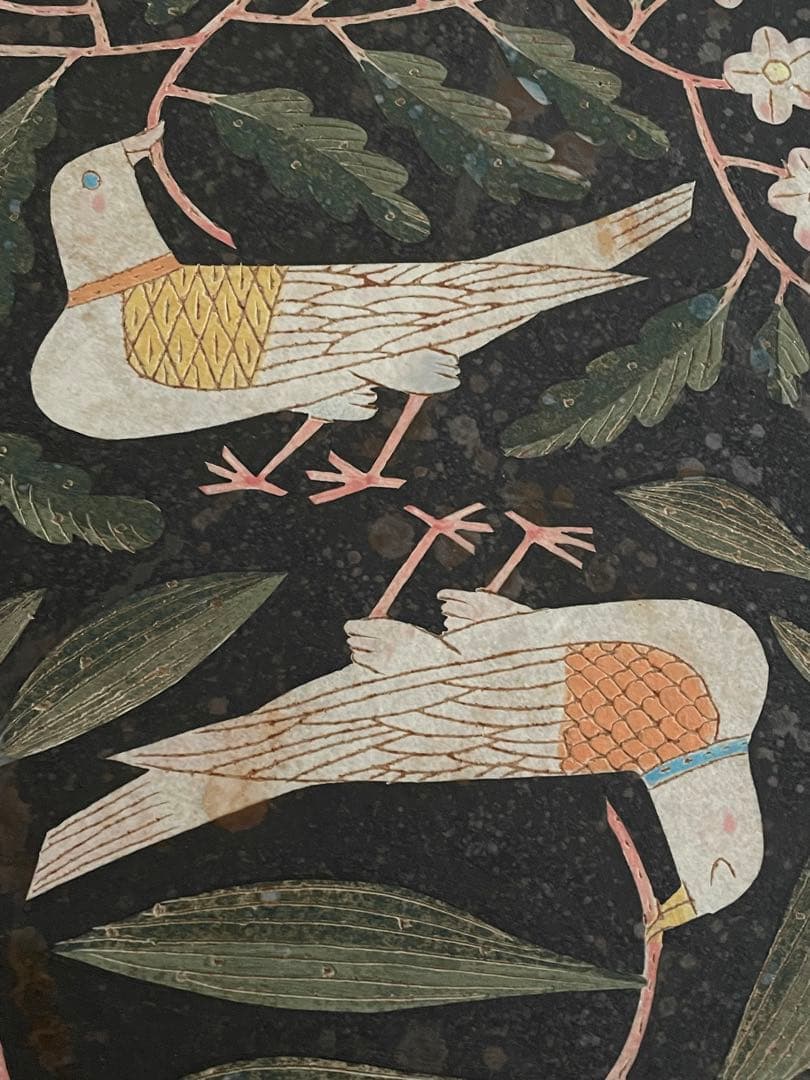 まむページ　ポストカード付 鹿児島睦　陶板　一点物　陶芸家　ハンドワーク