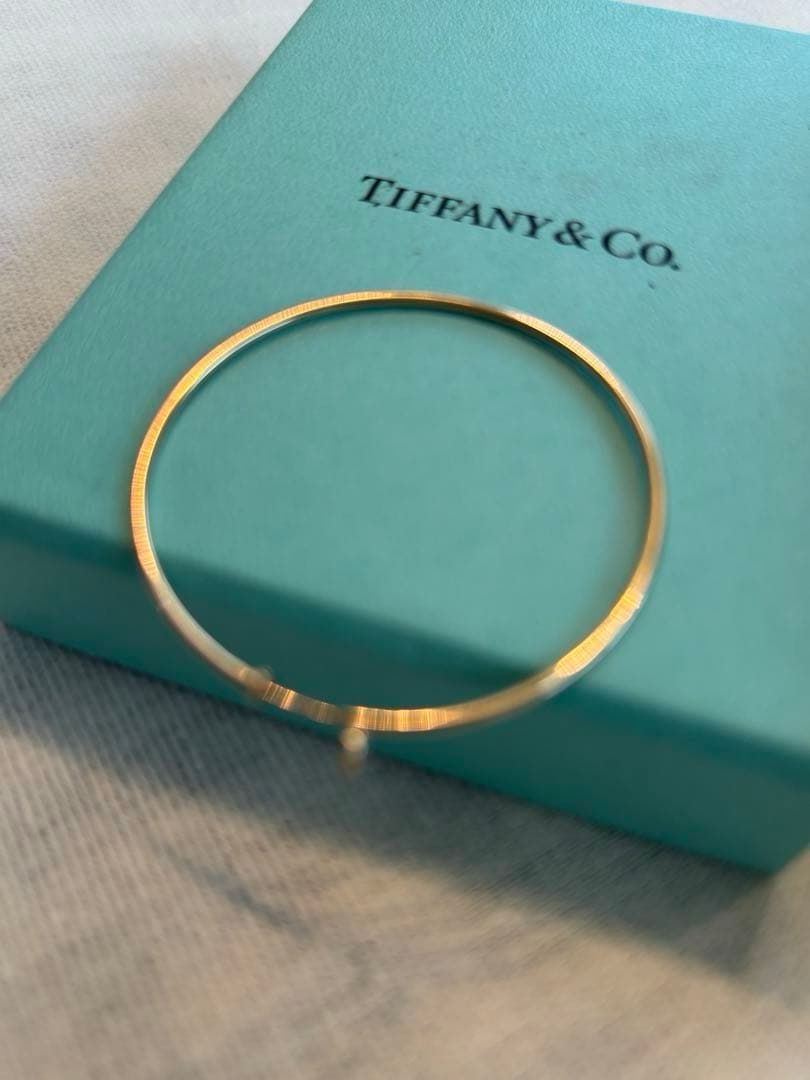 ティファニー[片耳]ダイヤモンドフープピアス