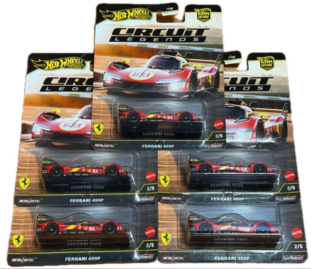 ホットウィール FERRARI 499 P 5台