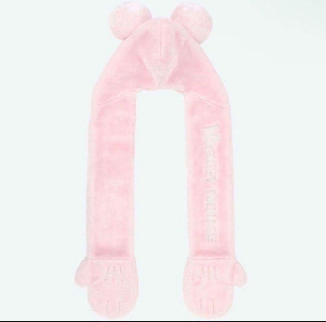 ディズニー♡マフラーキャップ ファンキャップ ピンク