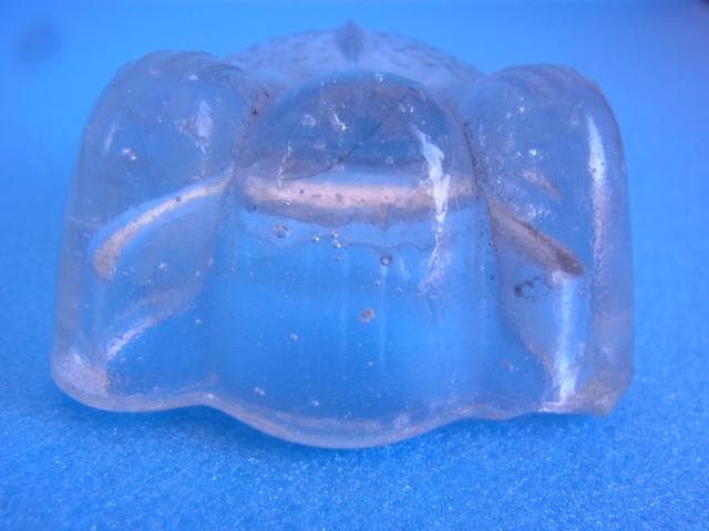 戦前　金魚型　ガラス　ぺろぺろ　とろとろ　古い菓子型　昭和初期　大正　型吹き