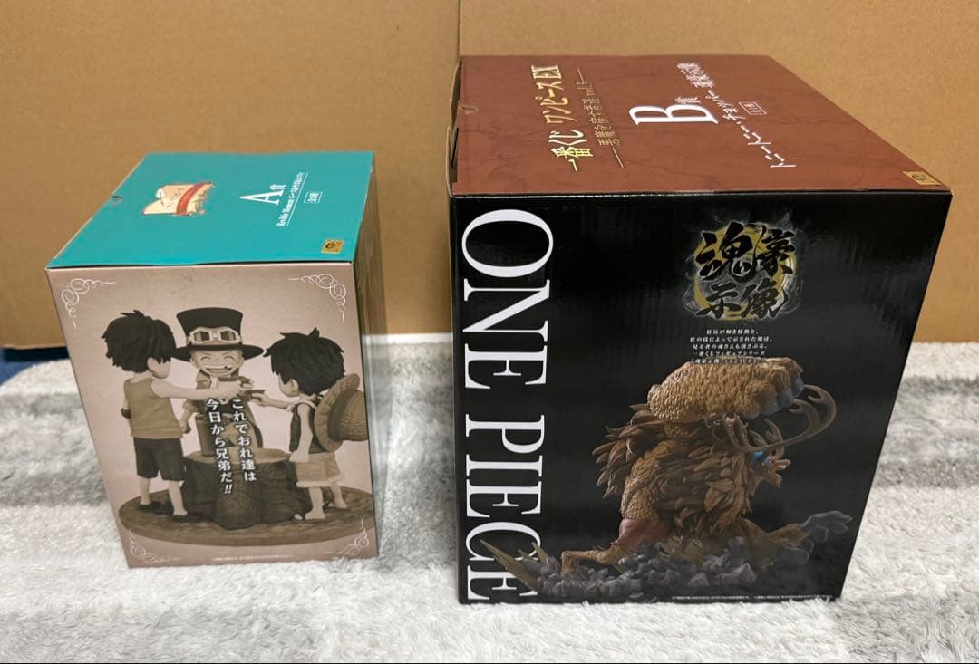 一番くじ ワンピース A賞エース&サボ&ルフィ、 B賞チョッパー賞　計22点