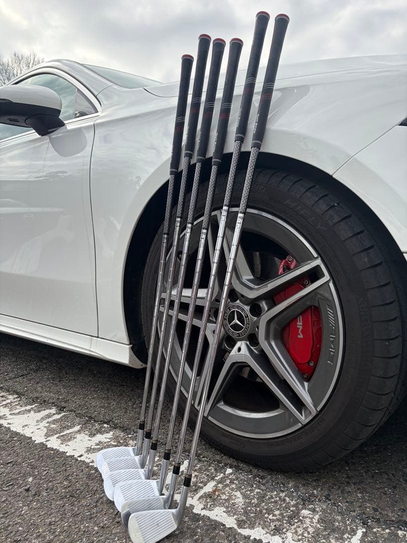 メンズ　アイアンセット　ゴルフクラブ　nspro 750gh SR-AOKI