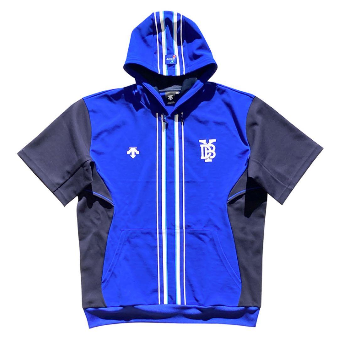 横浜DeNAベイスターズ　オーセンティック半袖スウェットパーカーMサイズ