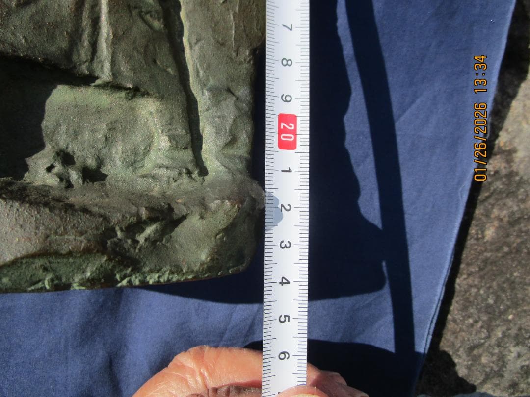 北村西望　置物　ブロンズ製【?】　仏教美術　1体