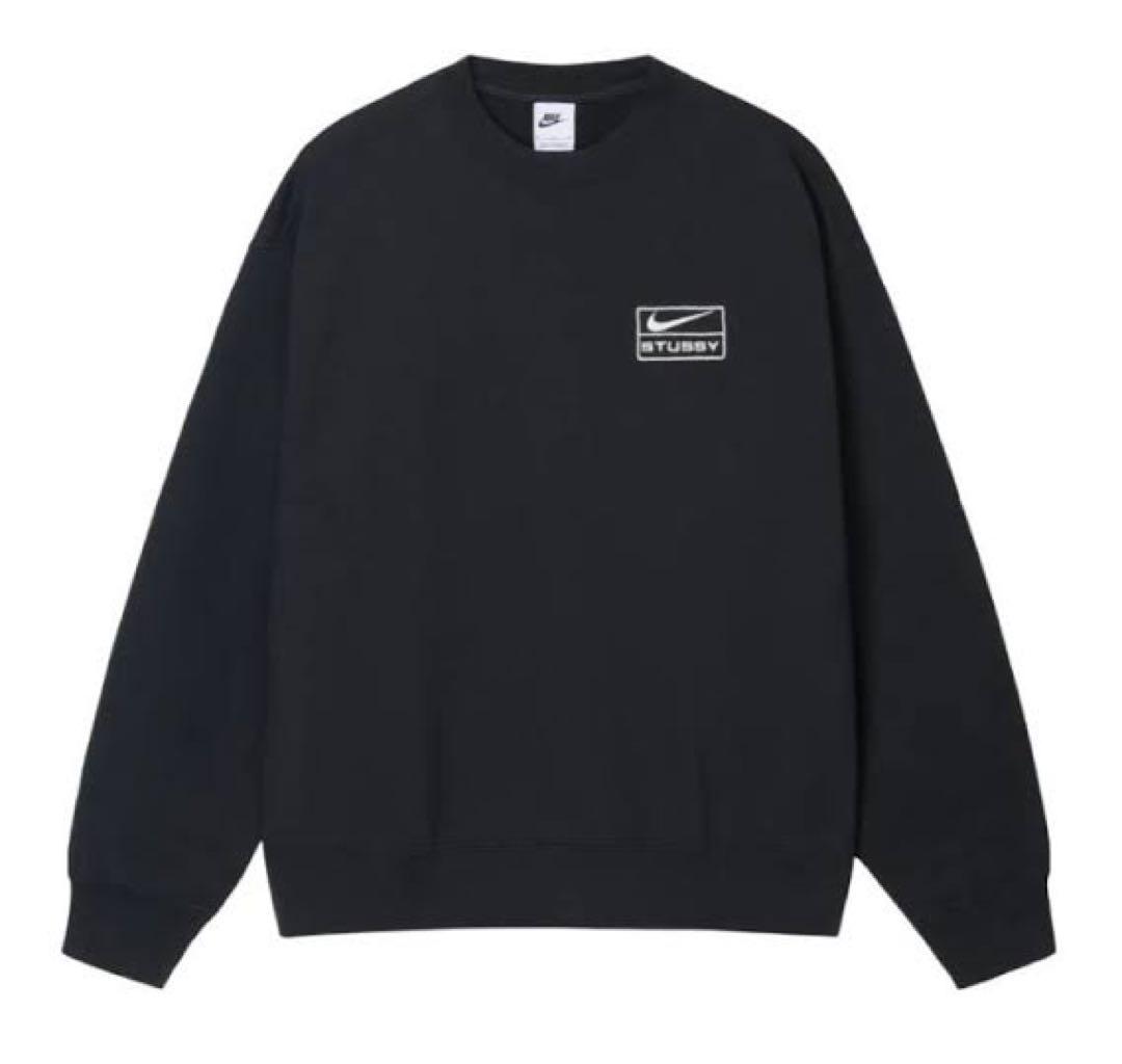 即購入OK Nike Stussy コラボ スウェットシャツ S ブラック