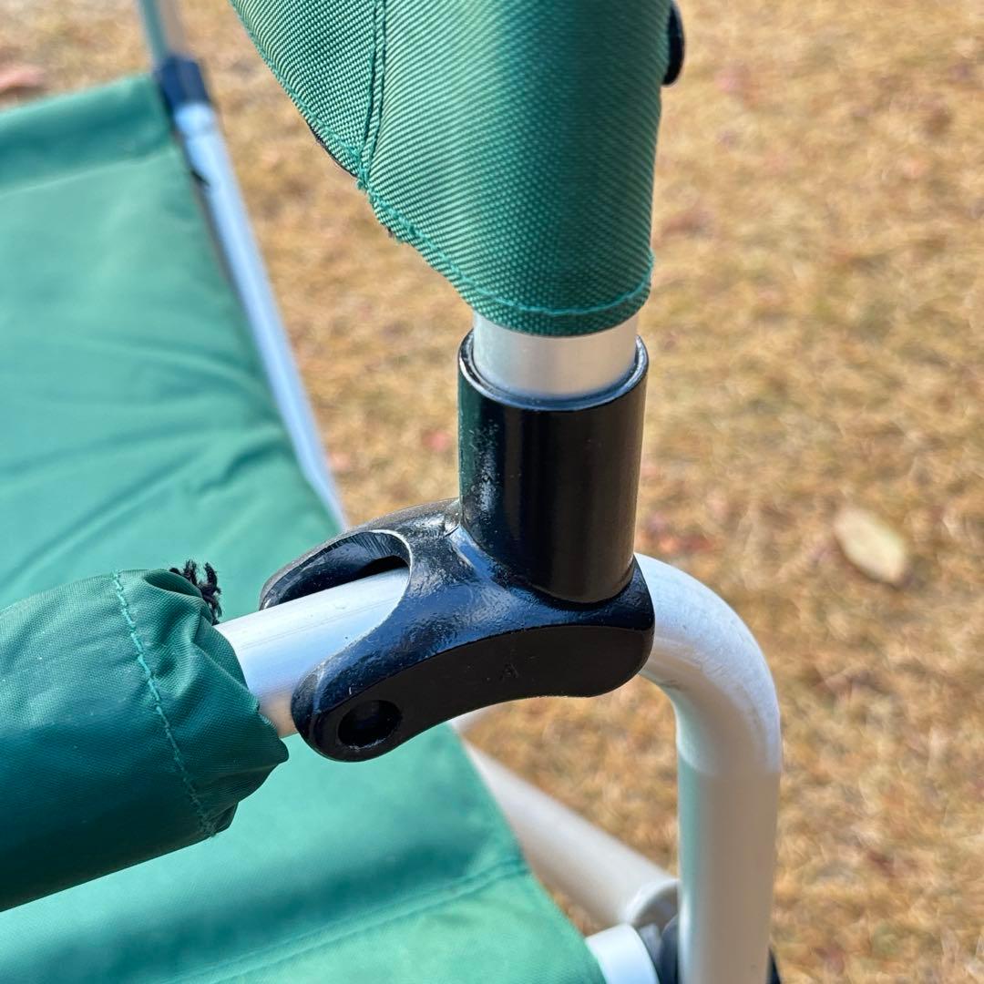 【廃盤希少】スノーピーク FDチェアワイド グリーン  PEAK 旧ロゴ