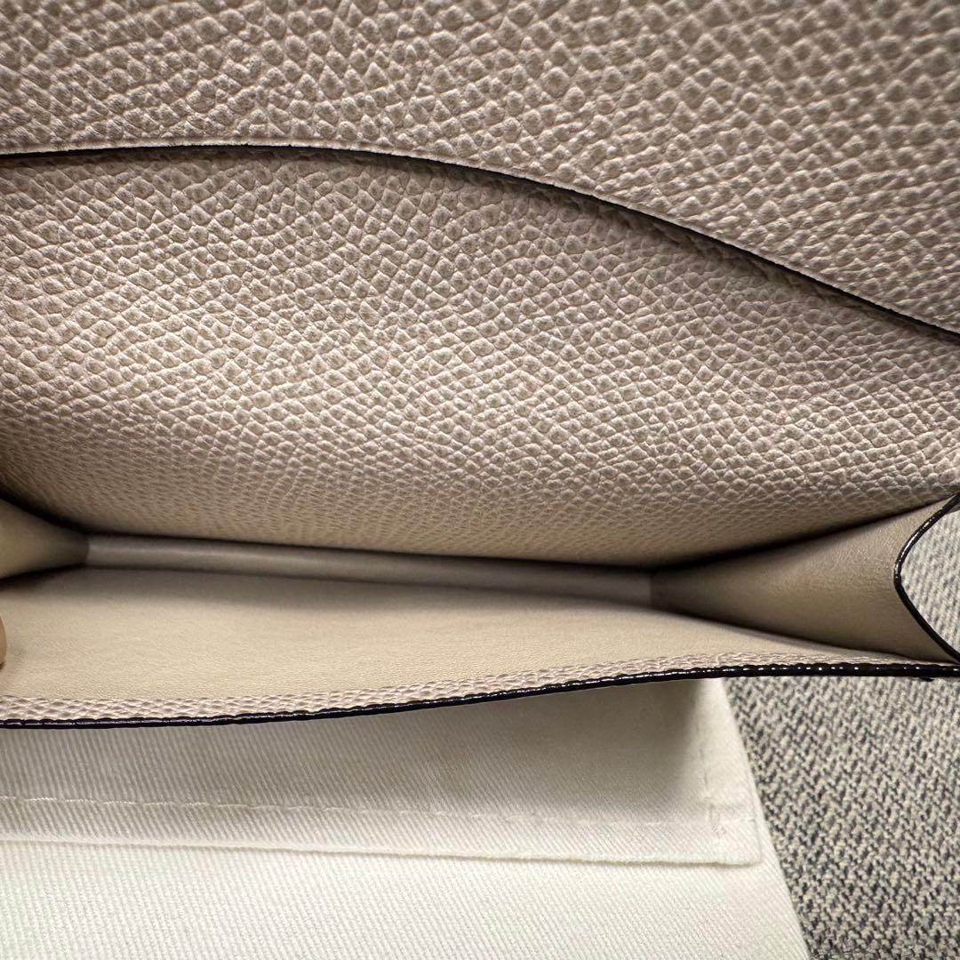 Valextra ヴァレクストラ 名刺入れ カードケース グレージュ 男女兼用