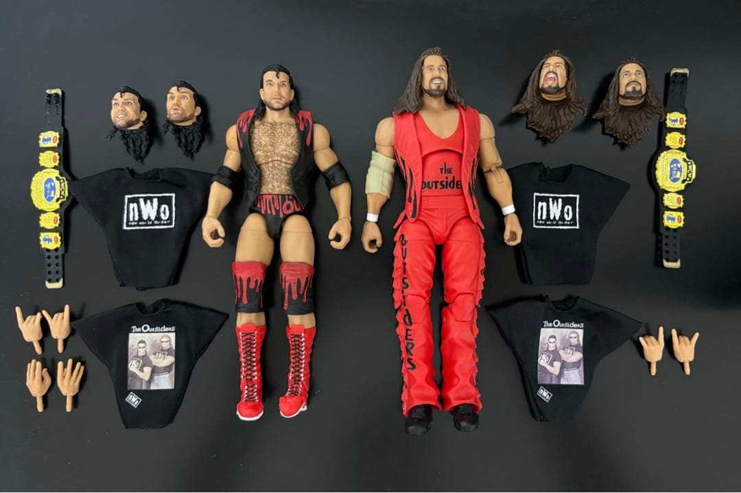 WCW Elite Ultimate Outsiders 新品開封のみ
