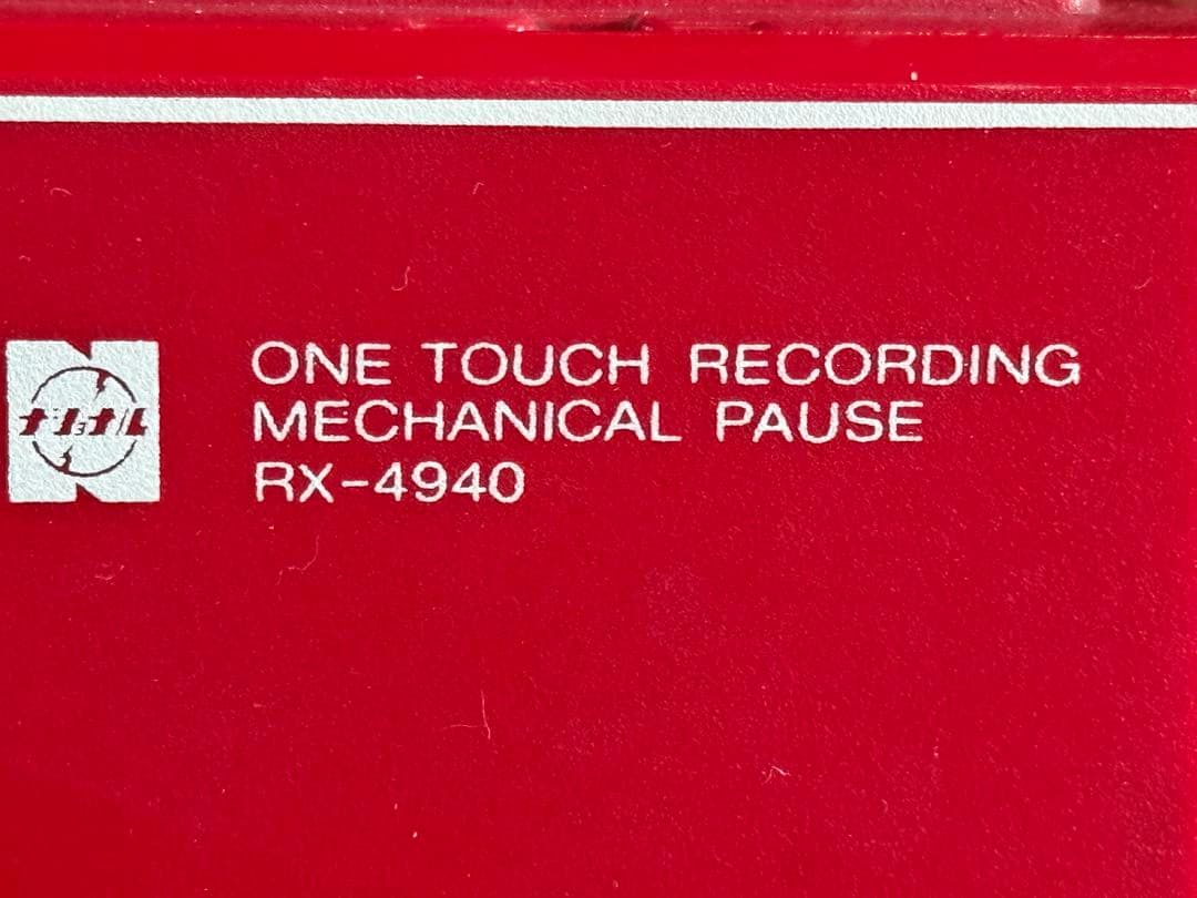 ナショナルRX-4940 ラジカセ赤　 ピカピカに磨きました　値引交渉可