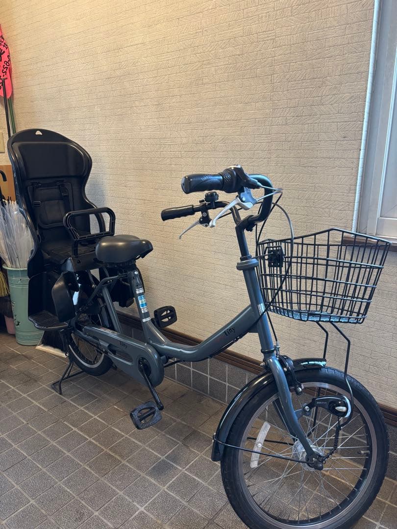 札幌市⭕️手渡しのみ⭕️美品⭕️シティサイクル チャイルドシート付き 20インチ切り替