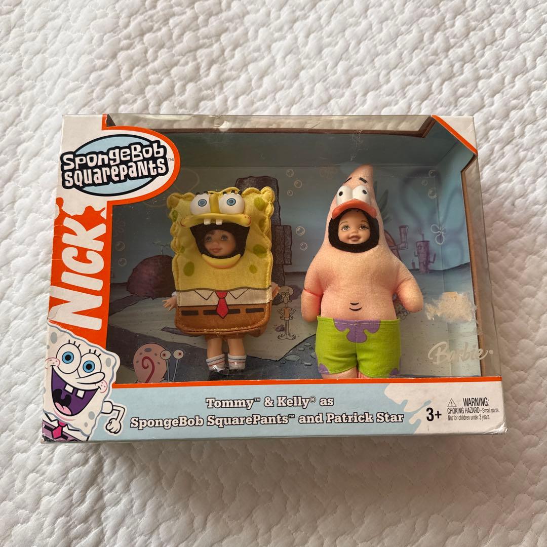 バービー スポンジボブとパトリック 人形セット
