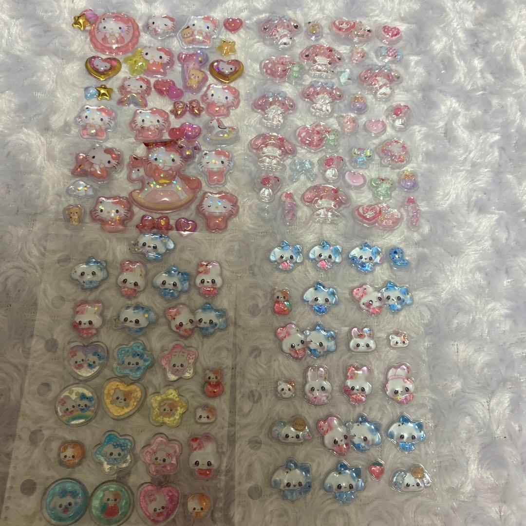 シール帳　完成品　シールバインダー　ぷっくりシール 大量 台紙27枚分