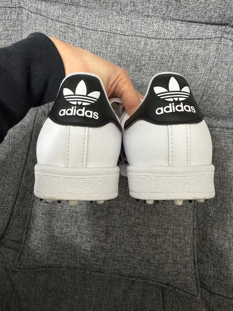 【美品】adidas superstar ゴルフシューズ　25.5cm