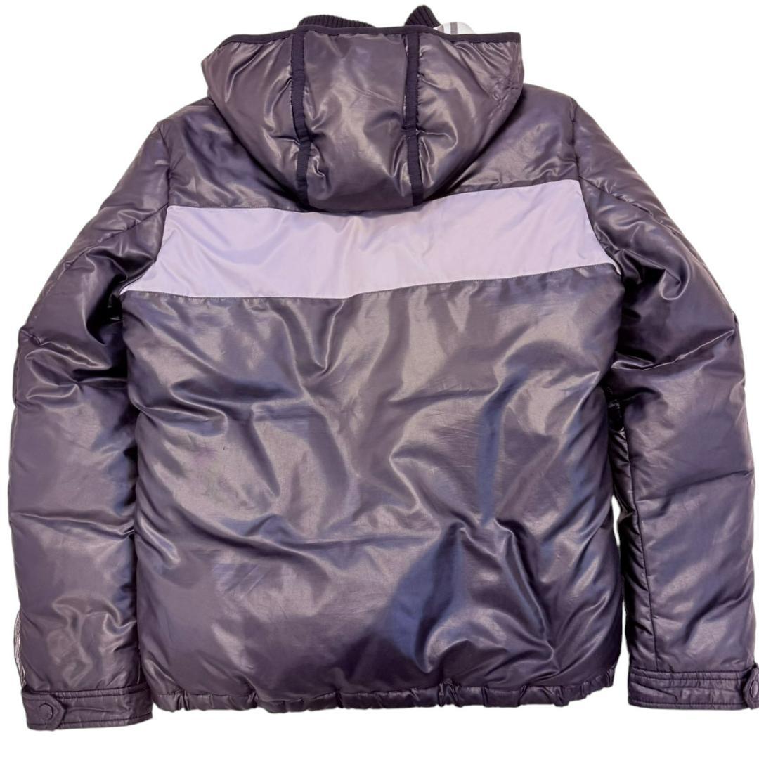 バーバリーブラックレーベル ダウンジャケット 大きいサイズ L ホースロゴ刺繍