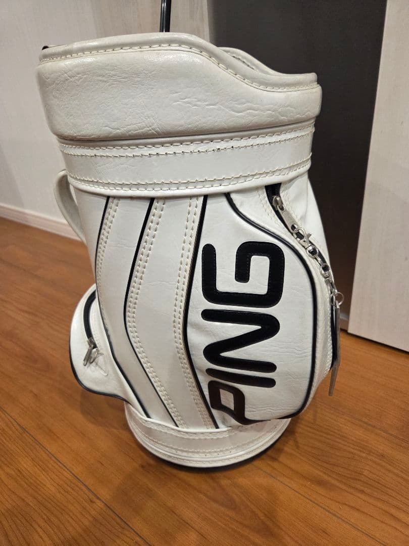 最終値下げヴィンテージPING ゴルフバッグ ホワイト