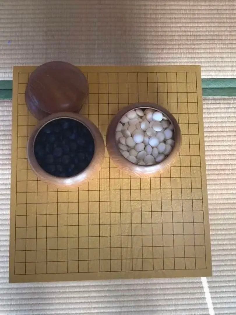 本榧　足付　碁盤・碁石セット