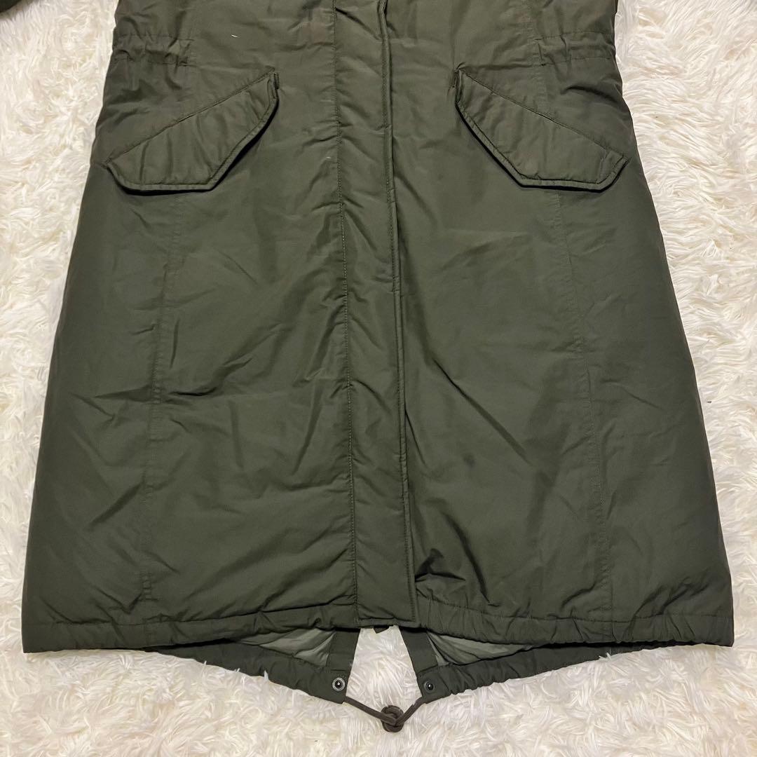 《珍品人気早い者勝ち》レディースノースフェイスモッズダウンコートホワイトレーベル