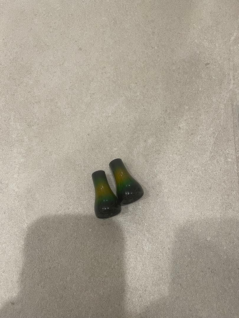 レアアイテム バリアルハンドル　ウッドノブ サンバースト グリーン