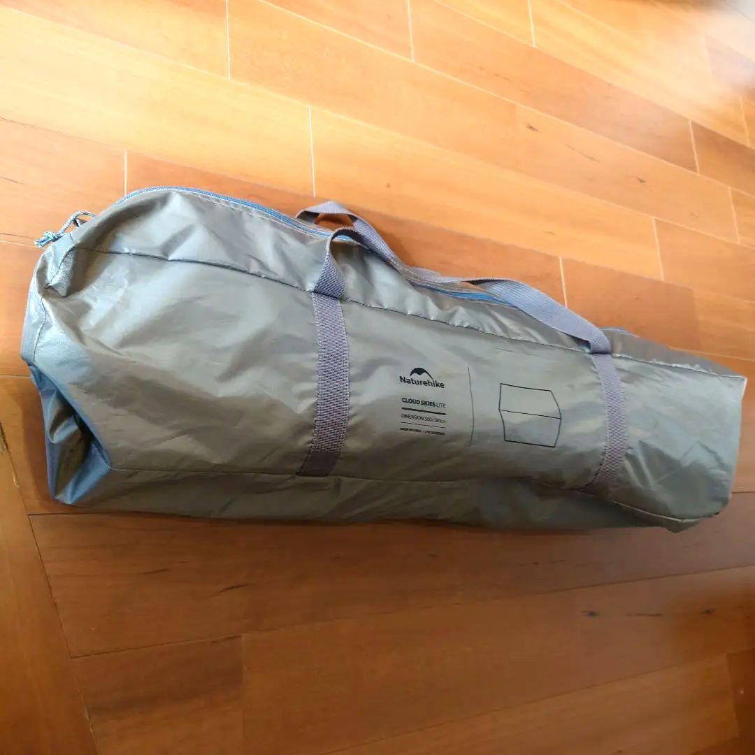 【美品】Naturehike タープ ベージュ ポール・ペグ付き