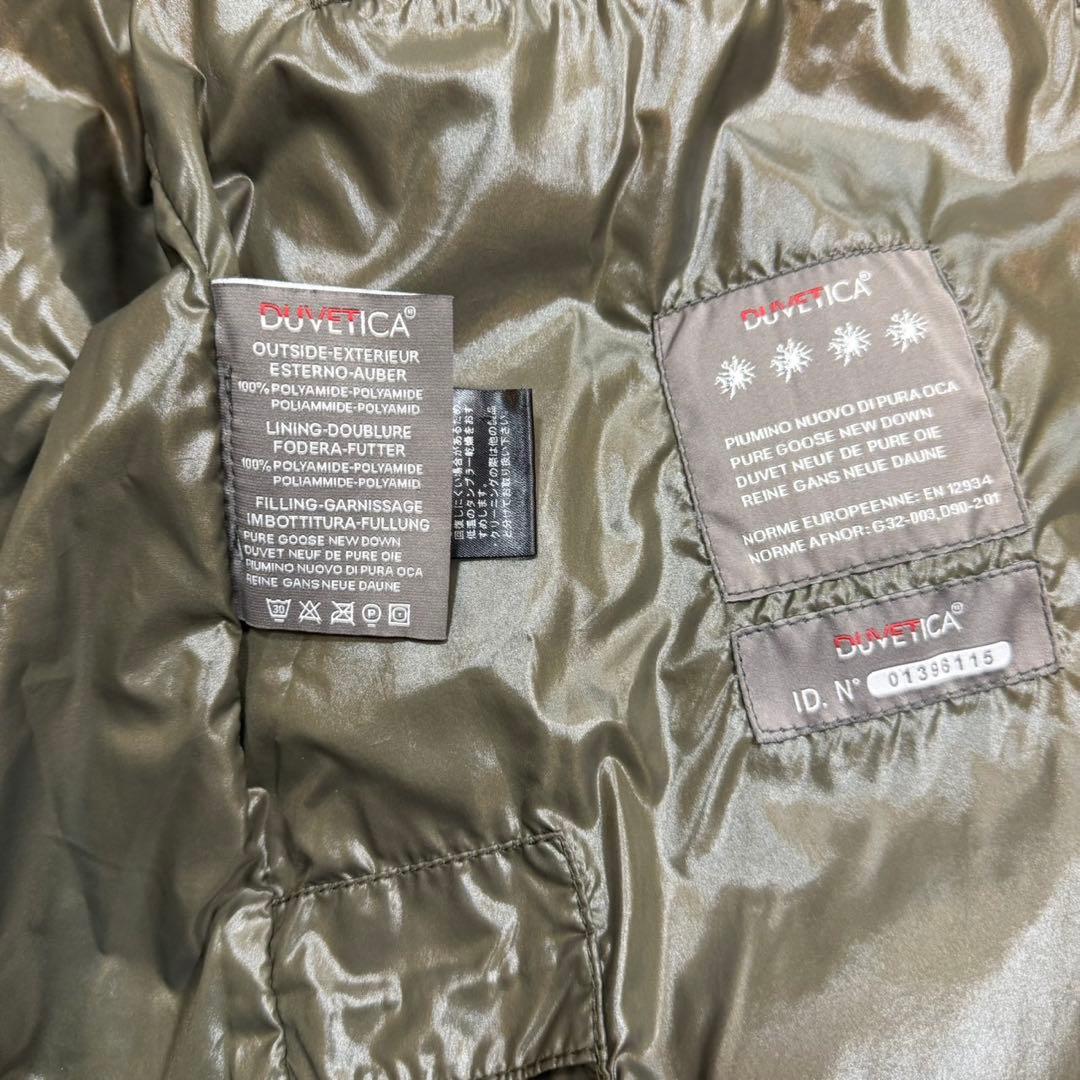 タグ付美品DUVETICAブラック 44 DIONISIOグースダウン