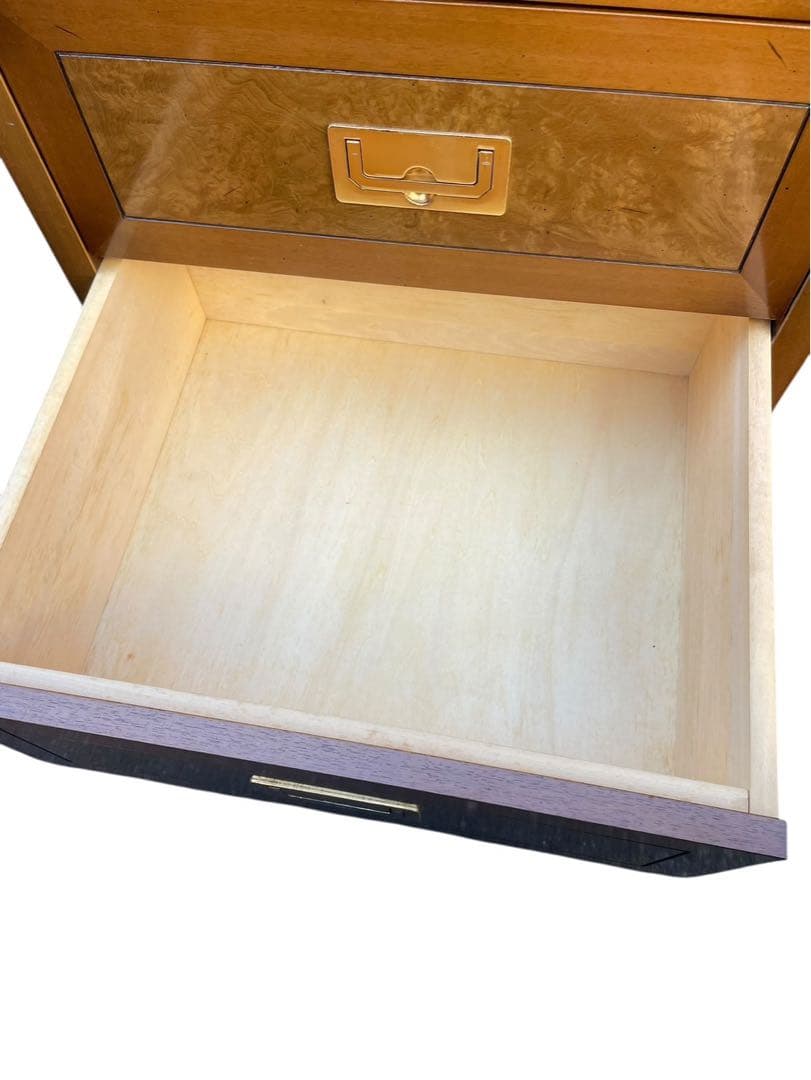 カリモク ドマーニ モーガントン オーク材 三段 チェスト キャビネット