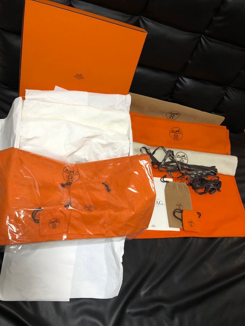 エルメス　ケリー、バーキン、ガーデンパーティー、エールバッグ等大型バッグ保存袋等