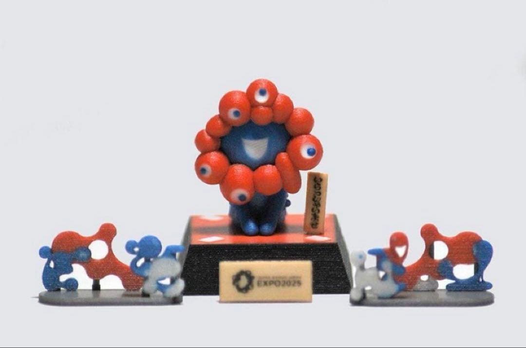 2点セット　ミャクミャク 1/150スケールフィギュア　万博　IRASSHAI