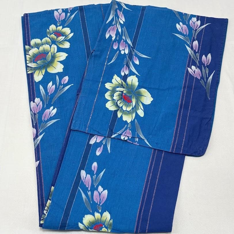 ゆりのはな　浴衣　女物　１０点　まとめ売り　着用可能～少々汚れ有り　綿　G904