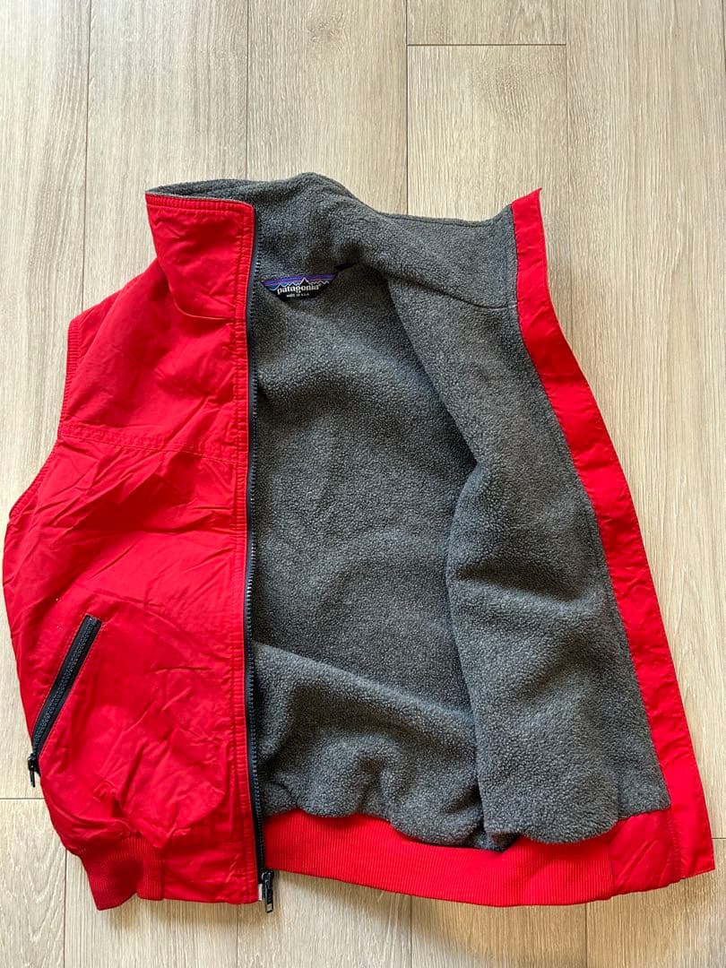 【米国製】80s patagonia シェルドシンチラベスト XS パタゴニア
