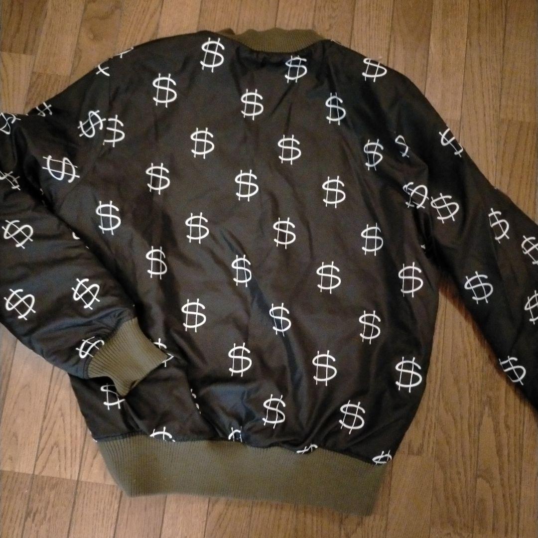 お値下げ STUSSY　総柄　リバーシブル　キルト　ブルゾン　ジャケット　M