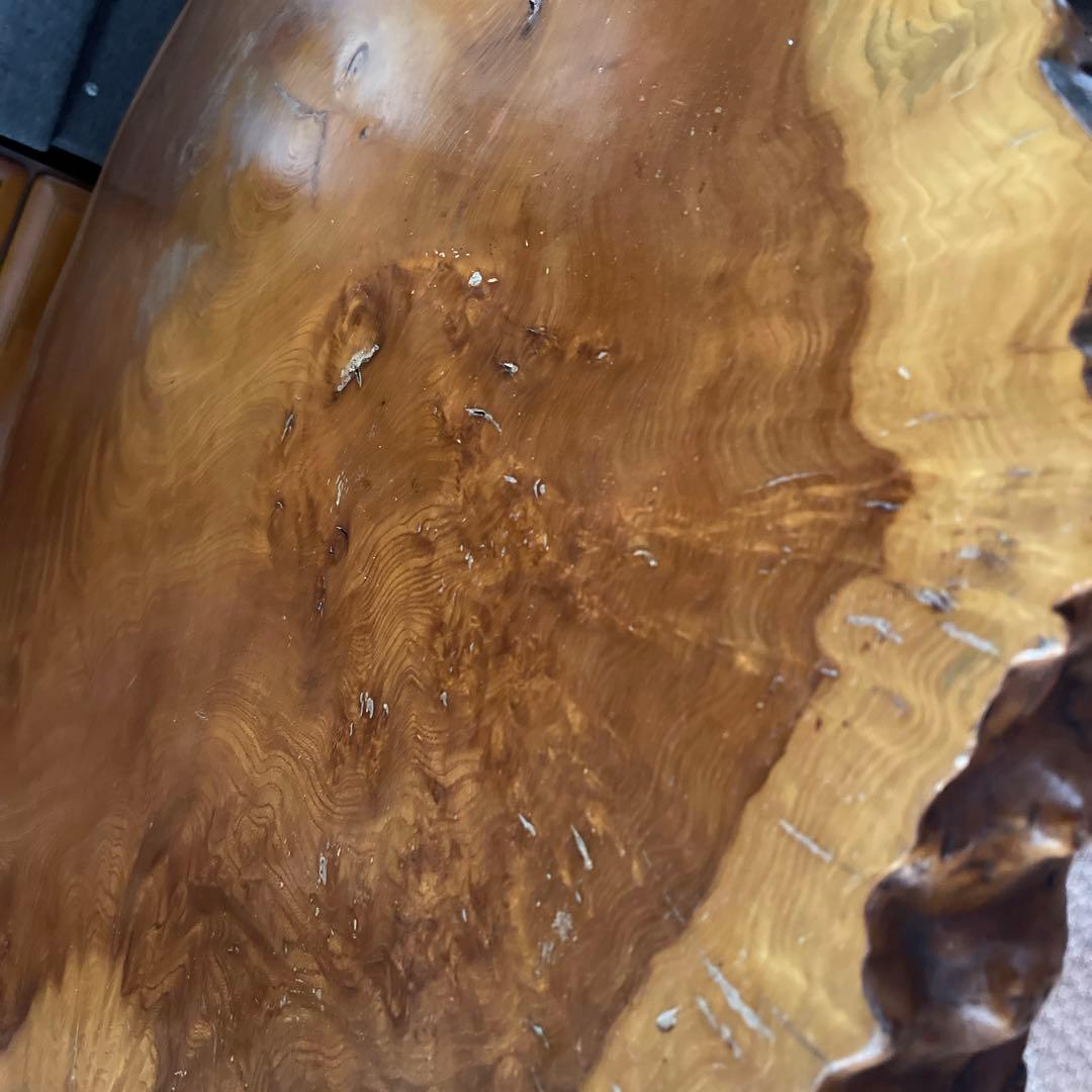 天然木製座卓 昭和レト写真追加しました