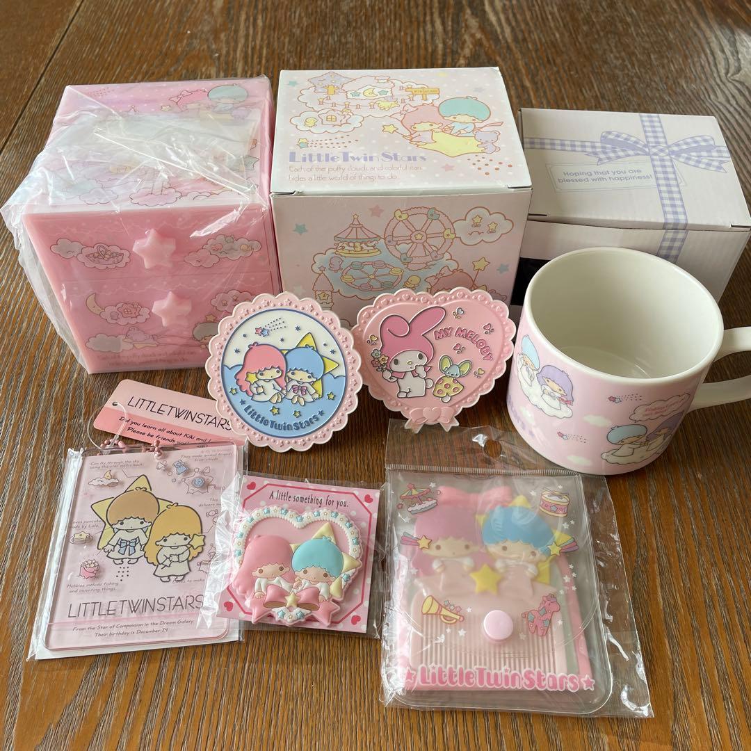 サンリオ キキララ リトルツインスターズ プラチェスト クリップ マグカップ