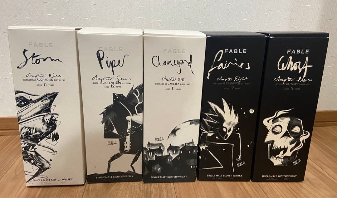 フェイブルチャプター　５本　ウィスキー
