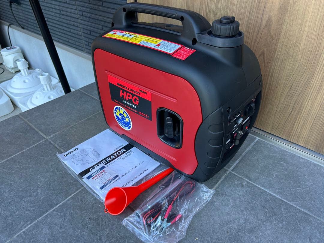 MEIHO 新品未使用　インバータ　発電機HPG1600i2 インバーター　防音