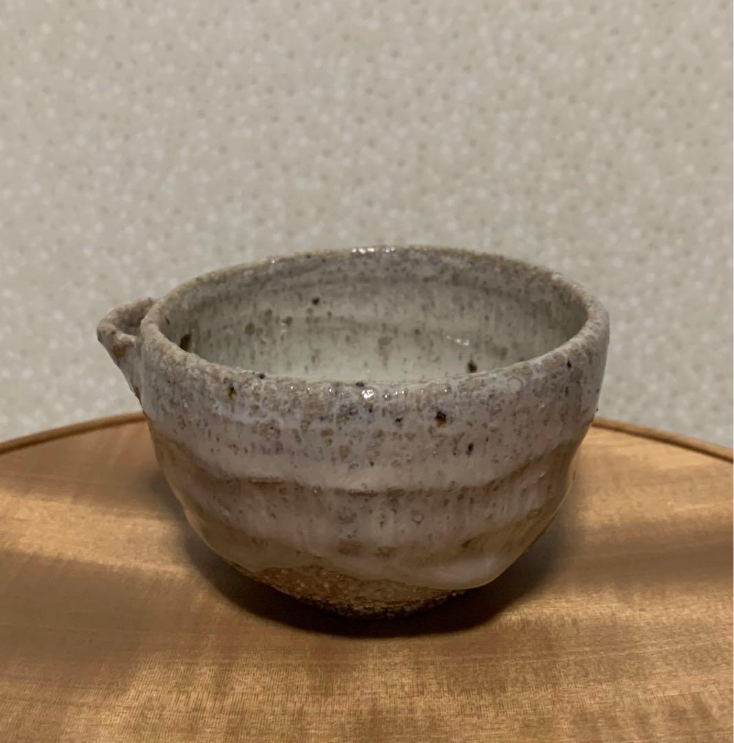 【最上作】　酒器　西岡小十 作　斑唐津片口ぐい呑　唐津焼