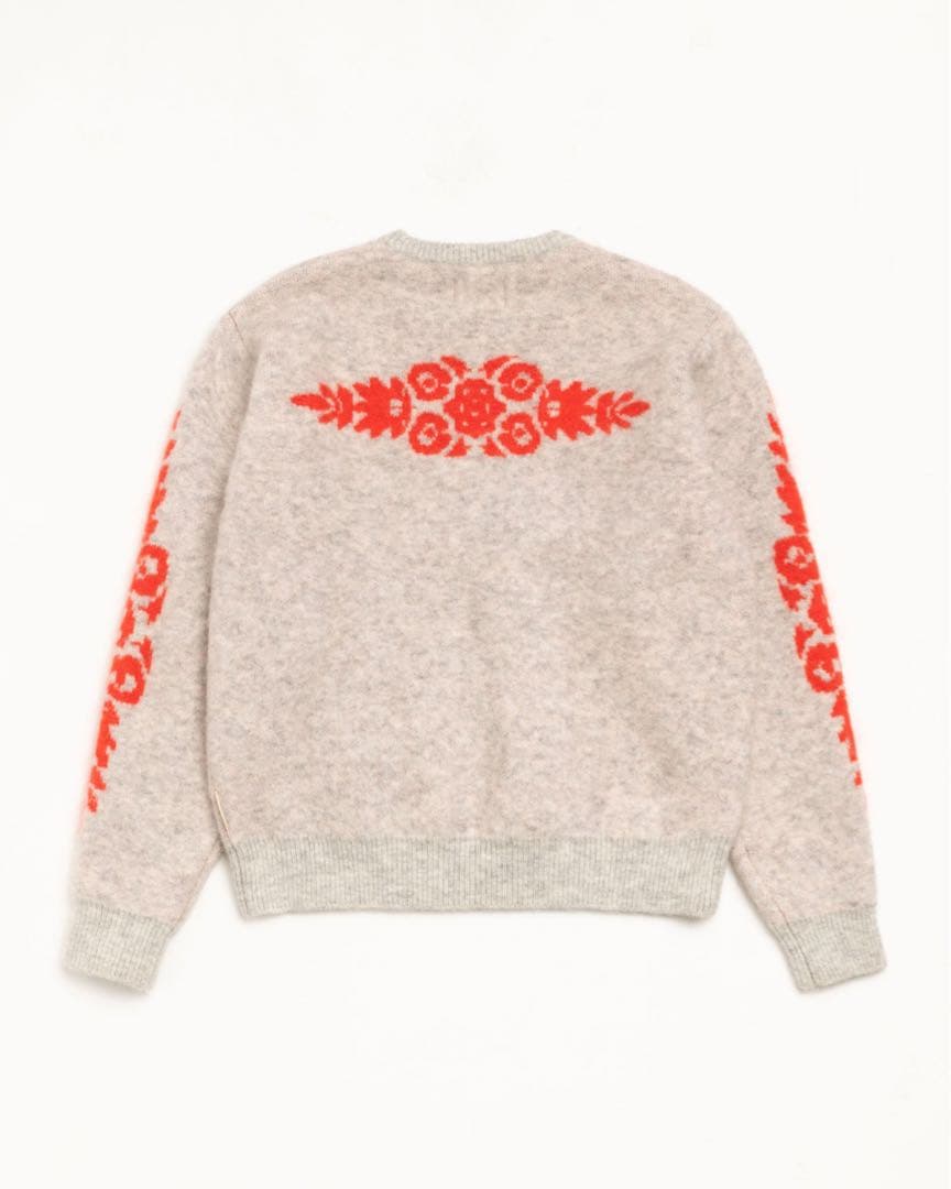 トップス stussy 25aw MOHAIR FLOWER SWEATER L