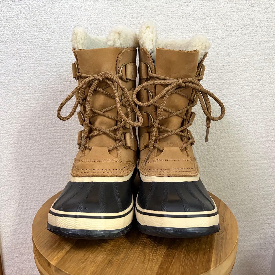 極美品◯ ソレル SOREL ブーツCaribou Buff BLACK 23