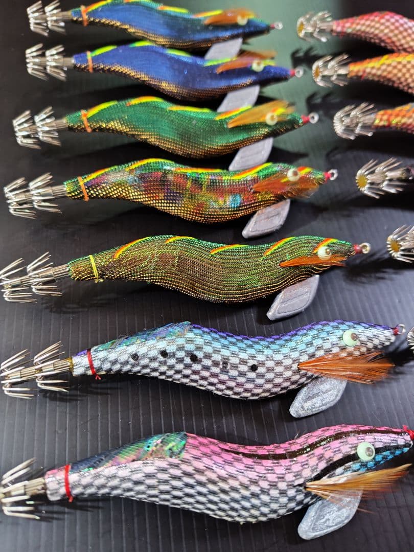 餌木猿　3.5寸　14本　 希少カラー　ケース付き